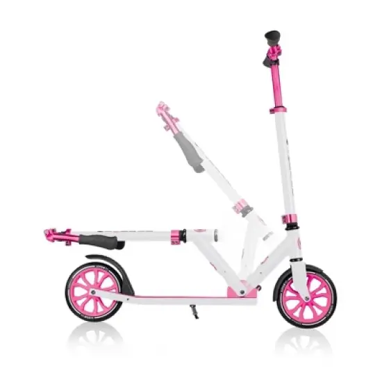 Globber 500 2 Wheel Scooter - White/Pink image {3}