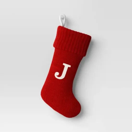 Knit Monogram Christmas Stocking Red - Wondershop&trade; image {12}