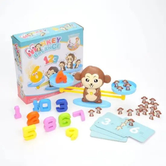 Link Ready! Set! Play! Educational Monkey Balance Math Game, STEM Learning Toy For Kids image {2}