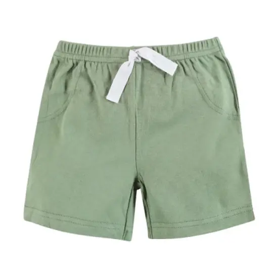 Hudson Baby Boy Shorts Bottoms 4-Pack, Palm Tree image {5}