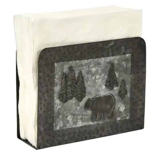 Park Designs Wild Woods Bear Napkin Holder image {3}