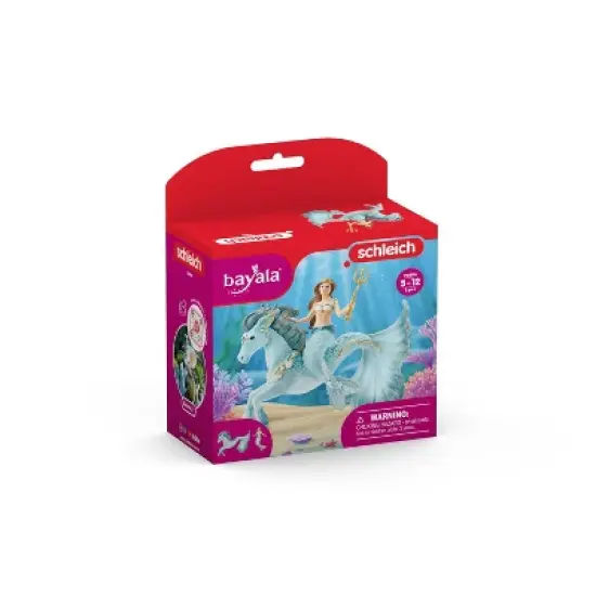 Schleich Mermaid Eyela on Underwater Horse Animal Figure image {4}