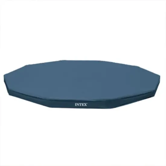 Intex Round Above Ground Swimming Pool Cover, (Pool Cover Only) image {6}
