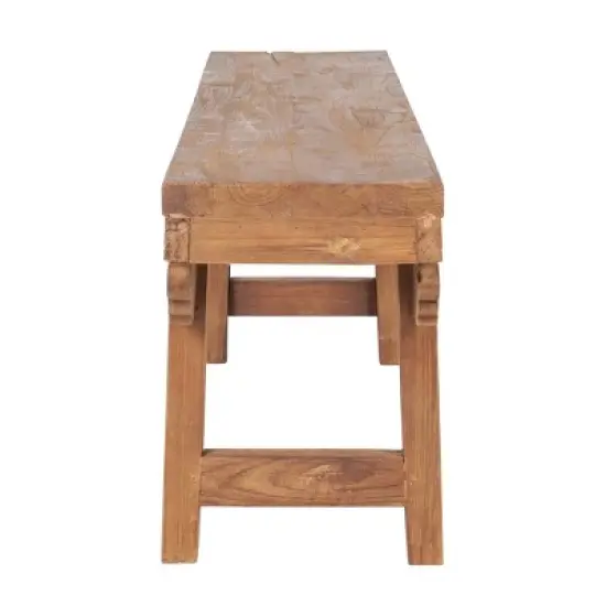 Ellen Mindi Wood Bench Brown - East at Main image {6}