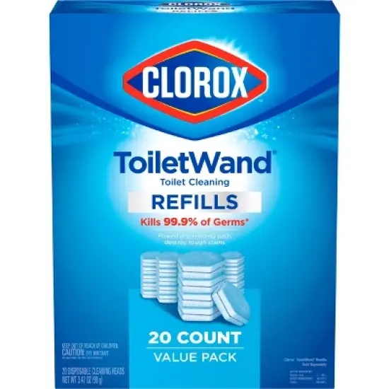 Clorox ToiletWand Disinfecting Refills Disposable Wand Heads - 20ct image {5}