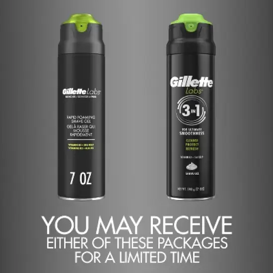 Gillette Labs Rapid Foaming Shave Gel - Fresh Scent - 7oz image {9}