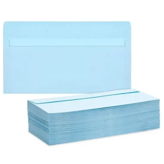 Juvale 100-Pack #10 Business Envelopes with Gummed Seal for Invitations, Mailing Letters, Notes, and Photos image {9}