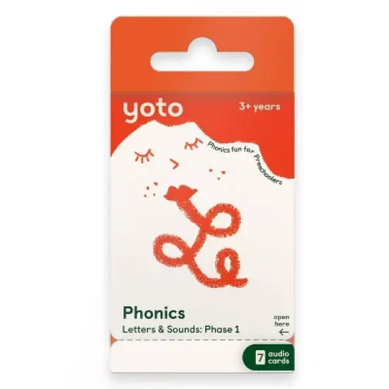 Yoto Phonics Letters and Sounds: Phase One Audio Card Collection 7pk image {1}
