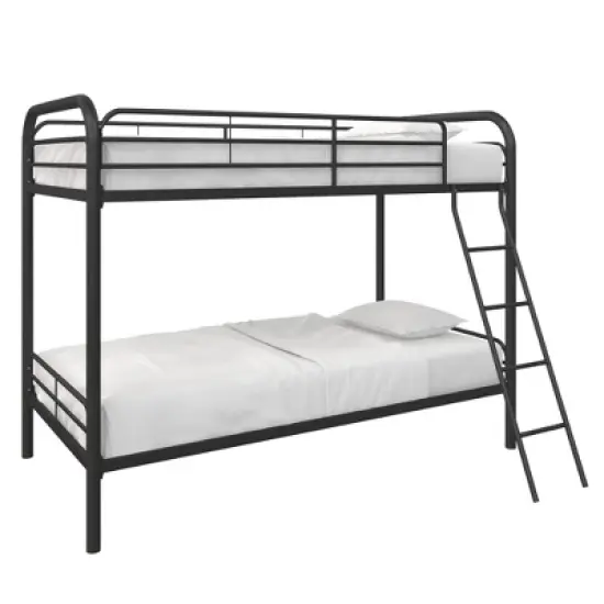 Twin over Twin Evan Metal Bunk Bed - Room & Joy image {4}
