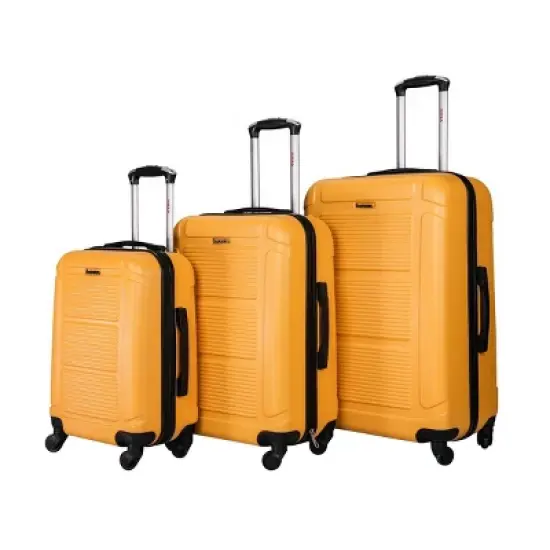 InUSA Pilot 3pc Lightweight Hardside Spinner Luggage Set
 image {6}