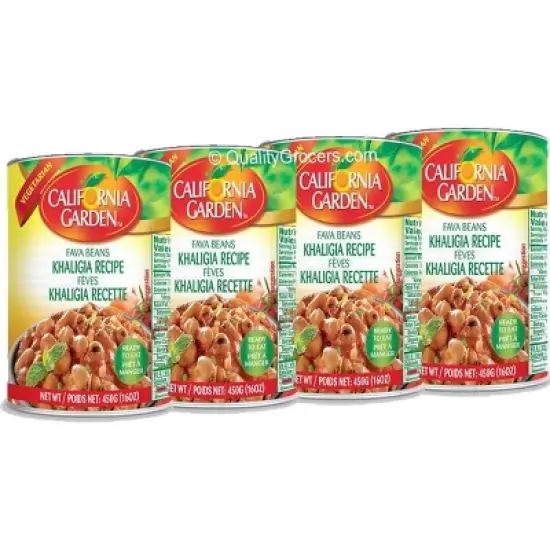 California Garden - Fava Beans Khaligia Recipe, (4 Pack) 450g image {2}