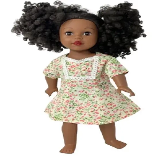 Doll Clothes Superstore Size 5 Matching Girl And Doll Pink Flower Dress image {1}