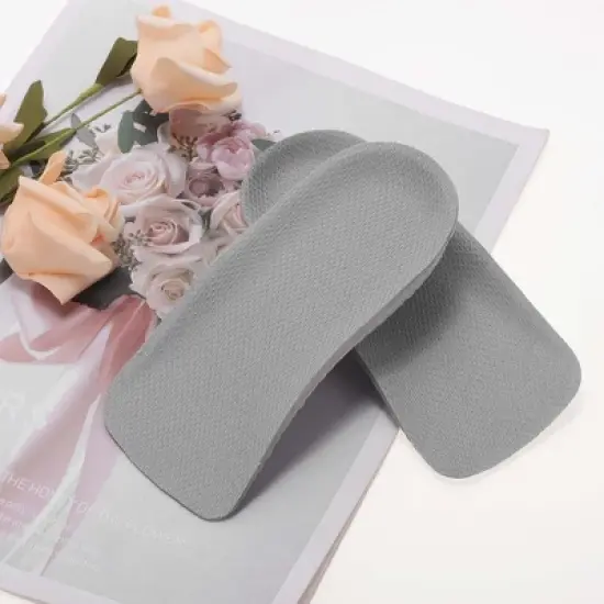 Unique Bargains Height Increase Shoe Inserts One Size Fits All White Gray 1 Pair image {5}