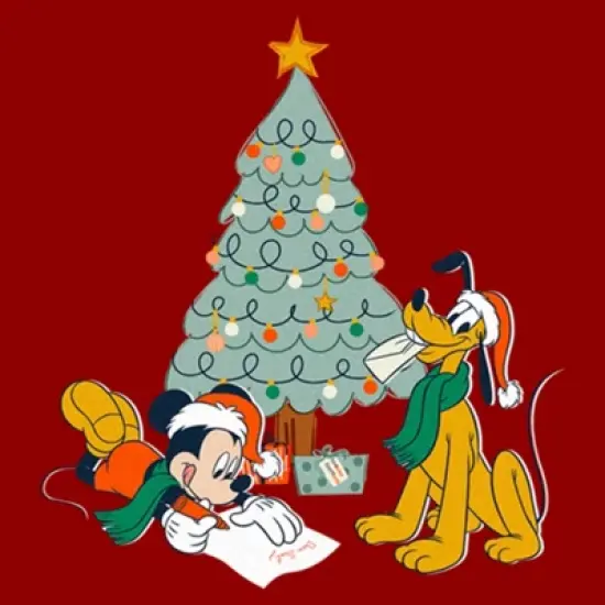 Women's Mickey & Friends Letter for Santa T-Shirt image {1}