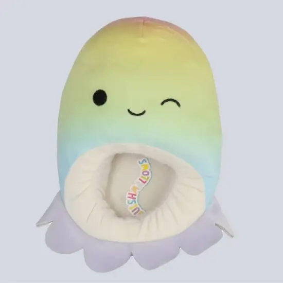 Squishmallows Kids' Elodie the Octopus Plush Slippers - Rainbow image {4}