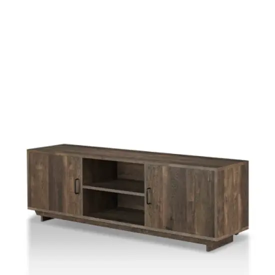 Fraire Contemporary TV Stand for TVs up to 60" Reclaimed Oak - HOMES: Inside + Out image {2}