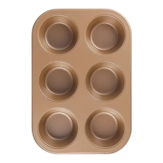 REGALWOVEN Carbon Steel Nonstick Cup Cake Pan 1 Pack image {6}