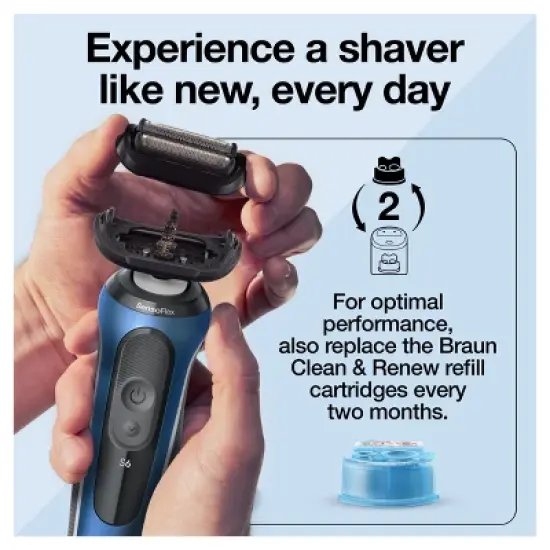 Braun Series 6 Electric Shaver Replacement Head - 64B Black image {4}