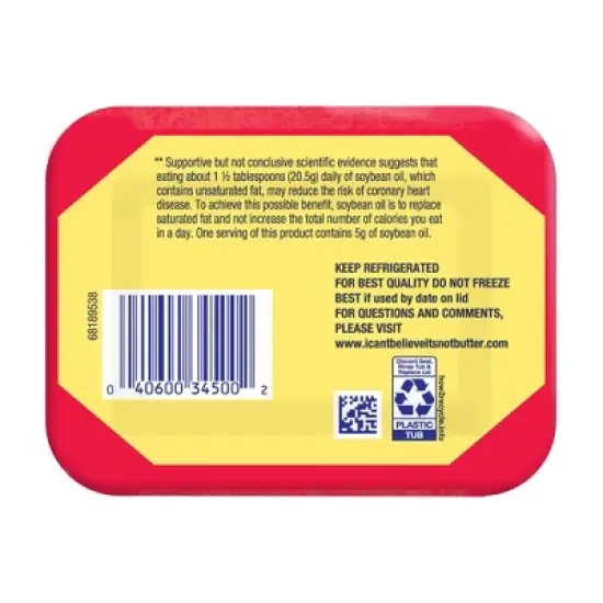 I Can't Believe It's Not Butter! Original Buttery Spread - 15oz image {13}