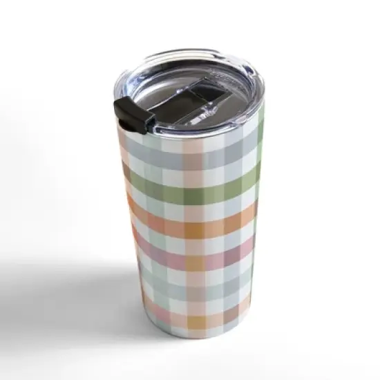 Ninola Design Countryside Gingham Picnic Travel Mug 20 oz Stainless Steel Travel Mug - Deny Designs image {1}