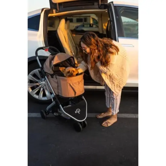Petique Newport 3-in-1 Travel System Comfortable & Spacious Pet Animal Stroller image {6}