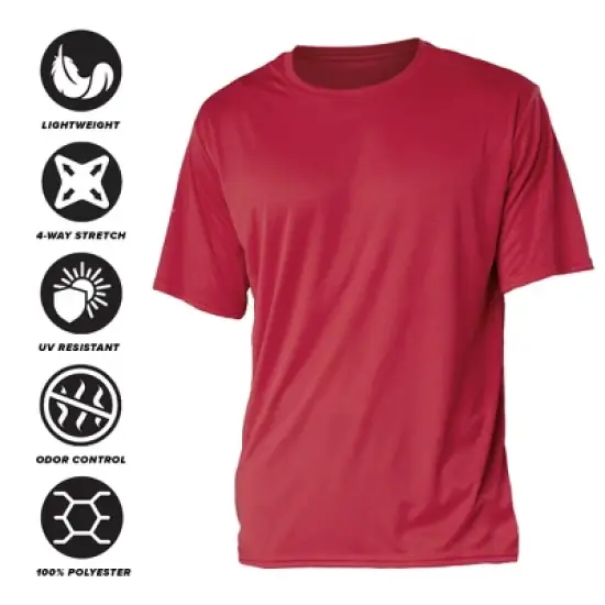 Men's Eastern Washington University Men's Sport Active T-Shirt Primary Logo image {3}
