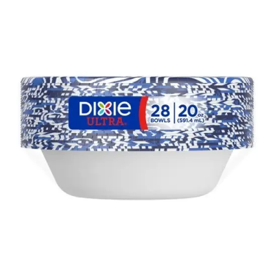 Dixie Ultra Dinner Paper Bowls - 28ct/20oz image {4}