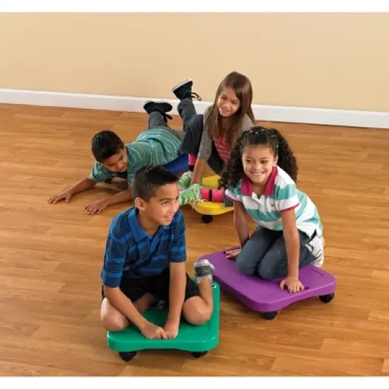 Sportime Small Ergonomic Scooters, 13-3/8 x 17-3/8 Inches, Set of 6 image {1}