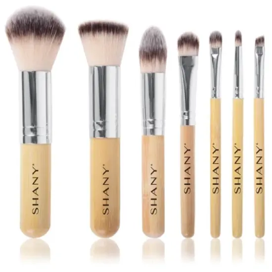 SHANY Bamboo Brush Set - Vegan Brushes  - 7 pieces image {3}