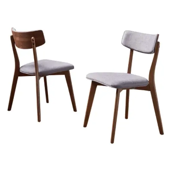 Set of 2 Chazz Mid-Century Dining Chair - Christopher Knight Home image {5}