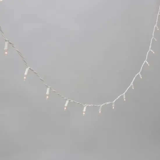 100ct LED Philips Heavy Duty Incandescent Indoor/Outdoor Miniature String Lights with Green Wire image {6}