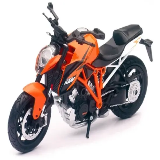 KTM 1290 Super Duke R Motorcycle Orange 1/12 Diecast Model by New Ray image {1}