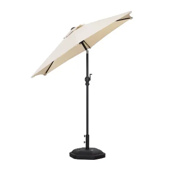 Ainfox 7.5ft Patio Umbrella Beige image {3}