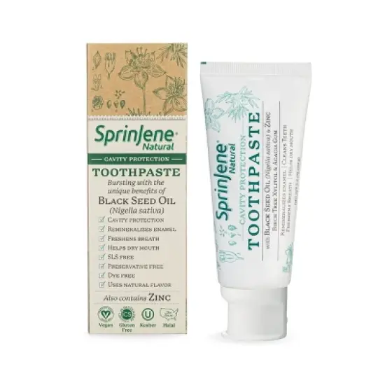 SprinJene Natural CP Toothpaste - 3.5oz image {6}