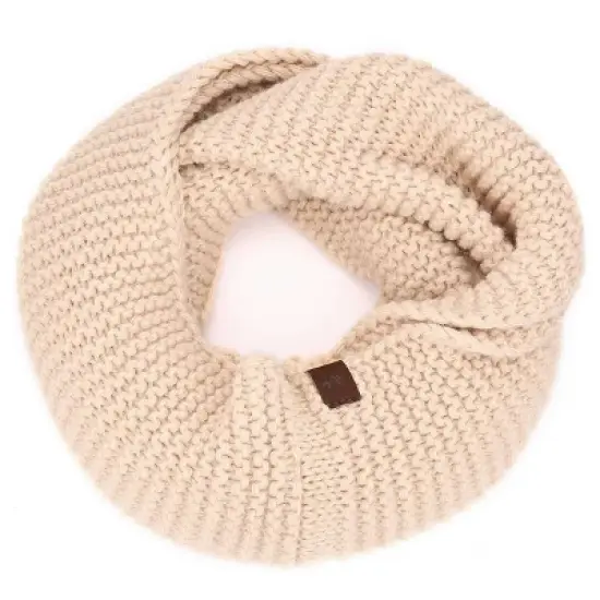 Mio Marino | Women's Cable Knit Infinity Circle Scarf image {1}