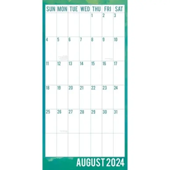 The Gifted Stationery 2024 Square Wall Calendar, Large Print, 16-Month Home Organizers Theme with 180 Reminder Stickers (12 x 12 In) image {2}