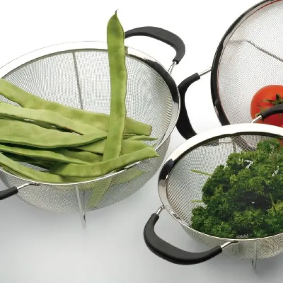 BergHOFF Essentials 18/10 Stainless Steel Round Mesh Colander image {6}