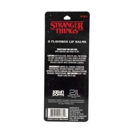 Stranger Things Lip Balm - 0.96oz/8pk image {1}