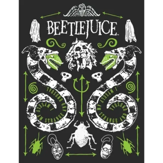 Men's Beetlejuice Sandworm and Betelgeuse Symmetrical T-Shirt image {1}