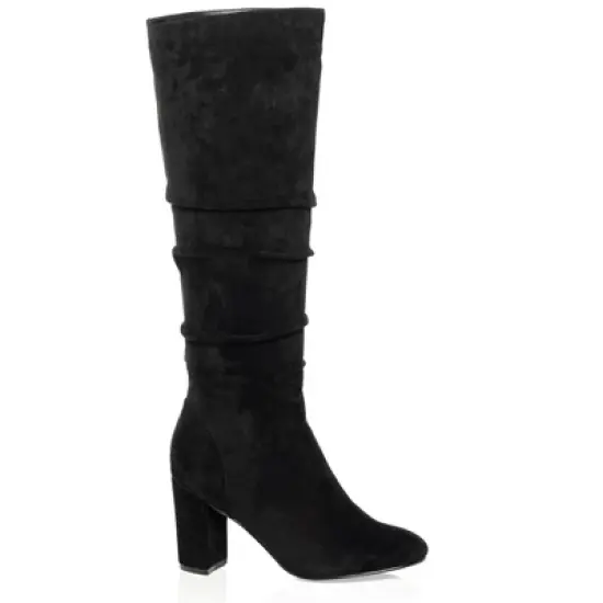 Women's WIDE FIT Petra Knee High Boot - black | CITY CHIC image {2}