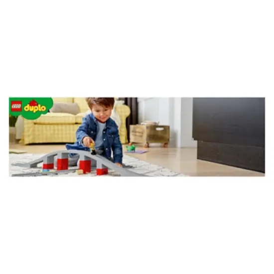 LEGO DUPLO Town Train Bridge and Tracks Building Set 10872 image {2}