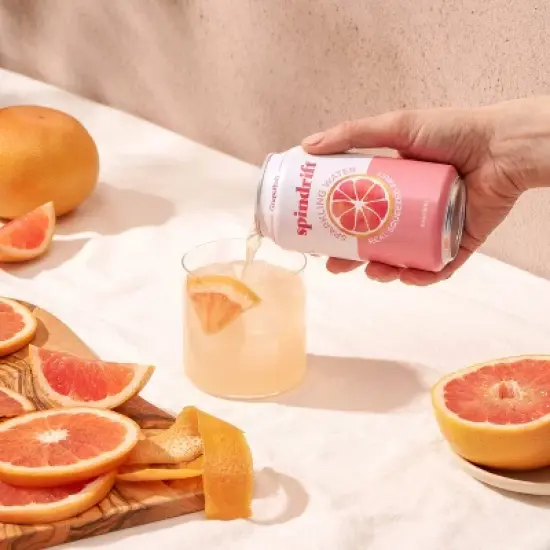 Spindrift Grapefruit Sparkling Water - 8pk/12 fl oz Cans image {4}