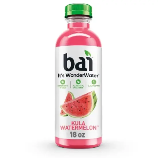 Bai Kula Watermelon Antioxidant Water - 18 fl oz Bottle image {8}