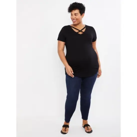 Plus Size Secret Fit Belly Skinny Leg Maternity Jegging | Jessica Simpson image {1}