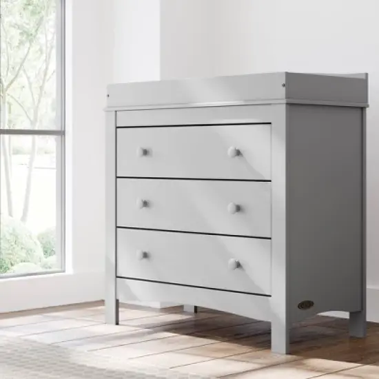 Graco Noah 3-Drawer Dresser with Removable Changing Table Topper image {10}