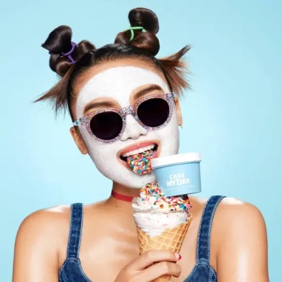 I DEW CARE Cake My Day Hydrating Sprinkle Wash-Off Mask - Vanilla - 3.52oz image {1}