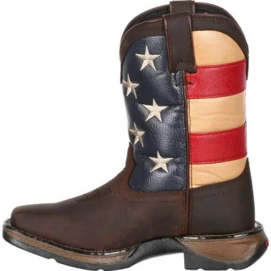 Lil' Rebel by Durango Kids Western Boot, DBT0159, Patriotic image {4}