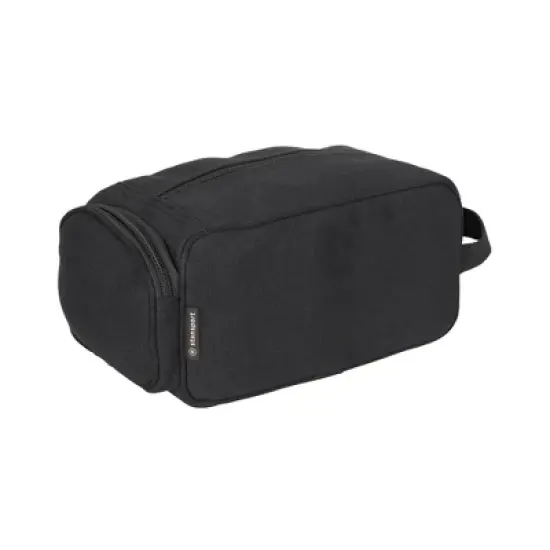 Stansport Cotton Canvas Travel Accessory Bag - Black image {7}