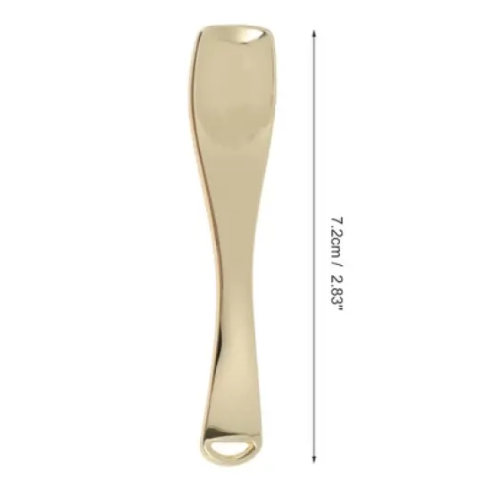 Unique Bargains Hangable Flat Mouth Mini Makeup Cosmetic Spoon 2 Pcs image {3}