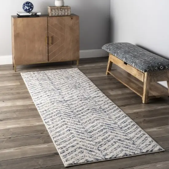 nuLOOM Rosanne Transitional Striped Area Rug image {1}